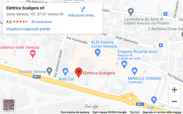 Elettrica Scaligera Verona - Dove Siamo